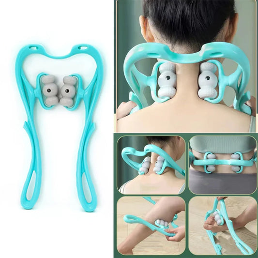 Neck Massager Pain Relief Deep Tissue 360 Degree Neckbud