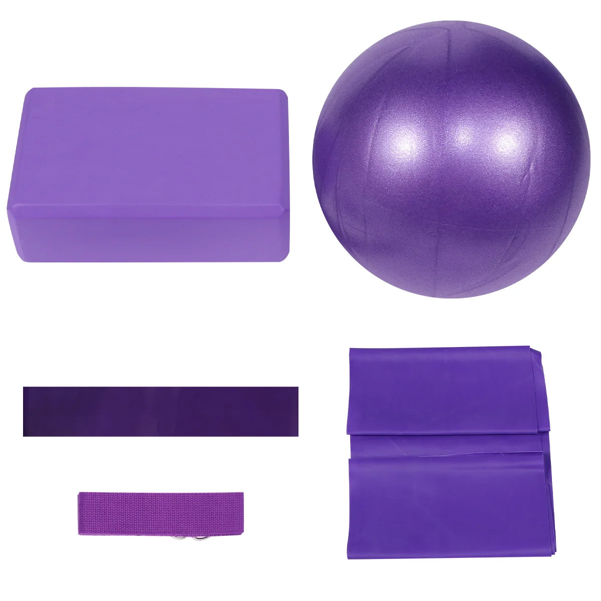 5 Pcs Elastic Bands for Fitness Sports Gym Resistance League to Exercise Exercises Yoga Home Ball