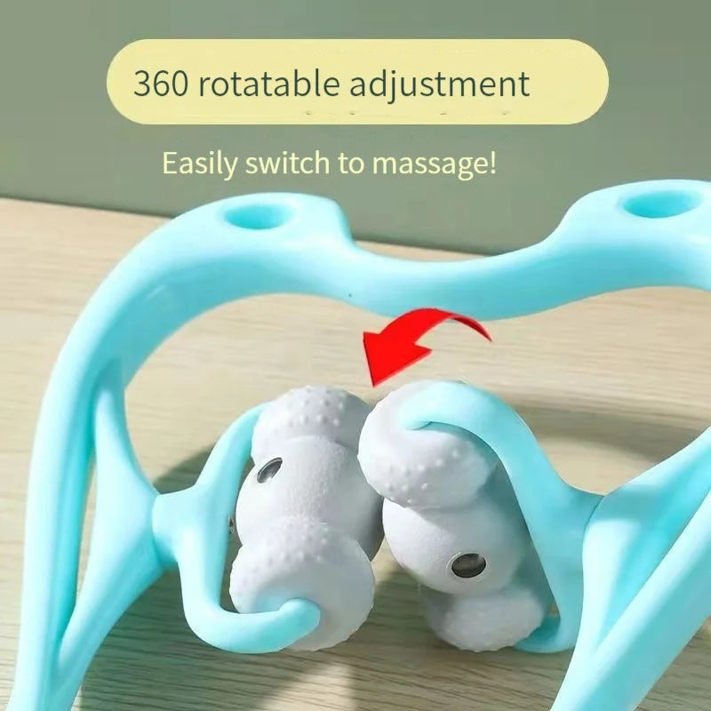 Neck Massager Pain Relief Deep Tissue 360 Degree Neckbud