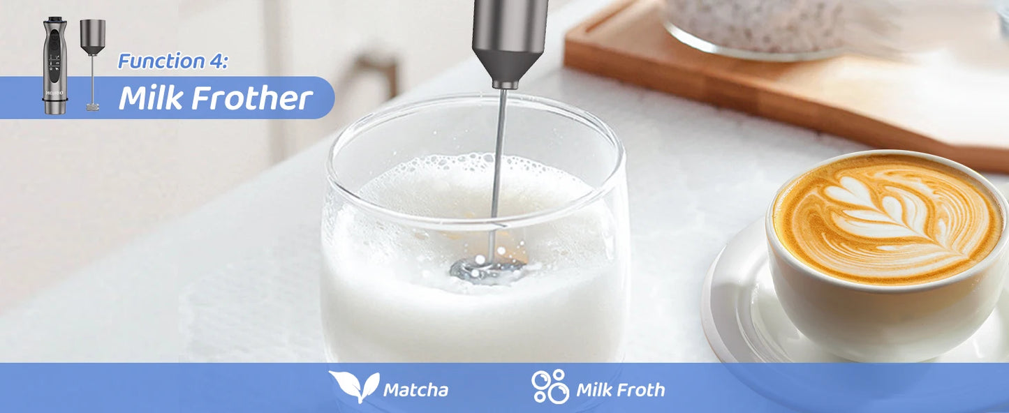 1000 Watt Powerful Handheld Immersion Blender For Smoothies