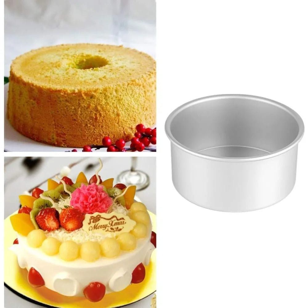 5 Packets of 5 X 2 Round Aluminum Cake Pan Set