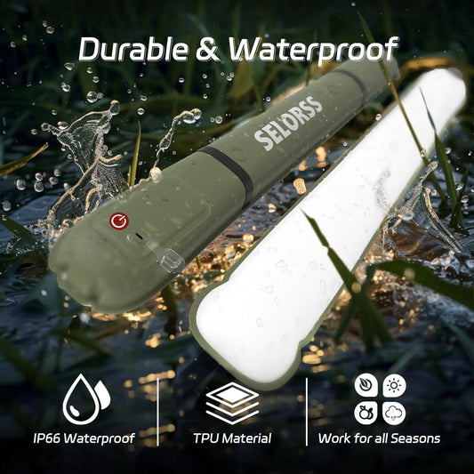SELORSS Rechargeable Portable Camping Strong Light Waterproof