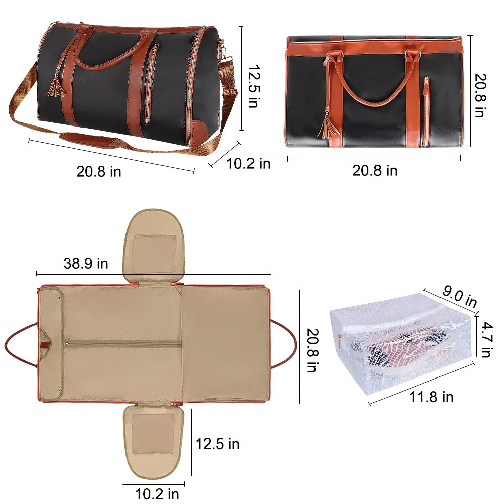 2024 Fashion Large  Folding Suit  Travel Bag