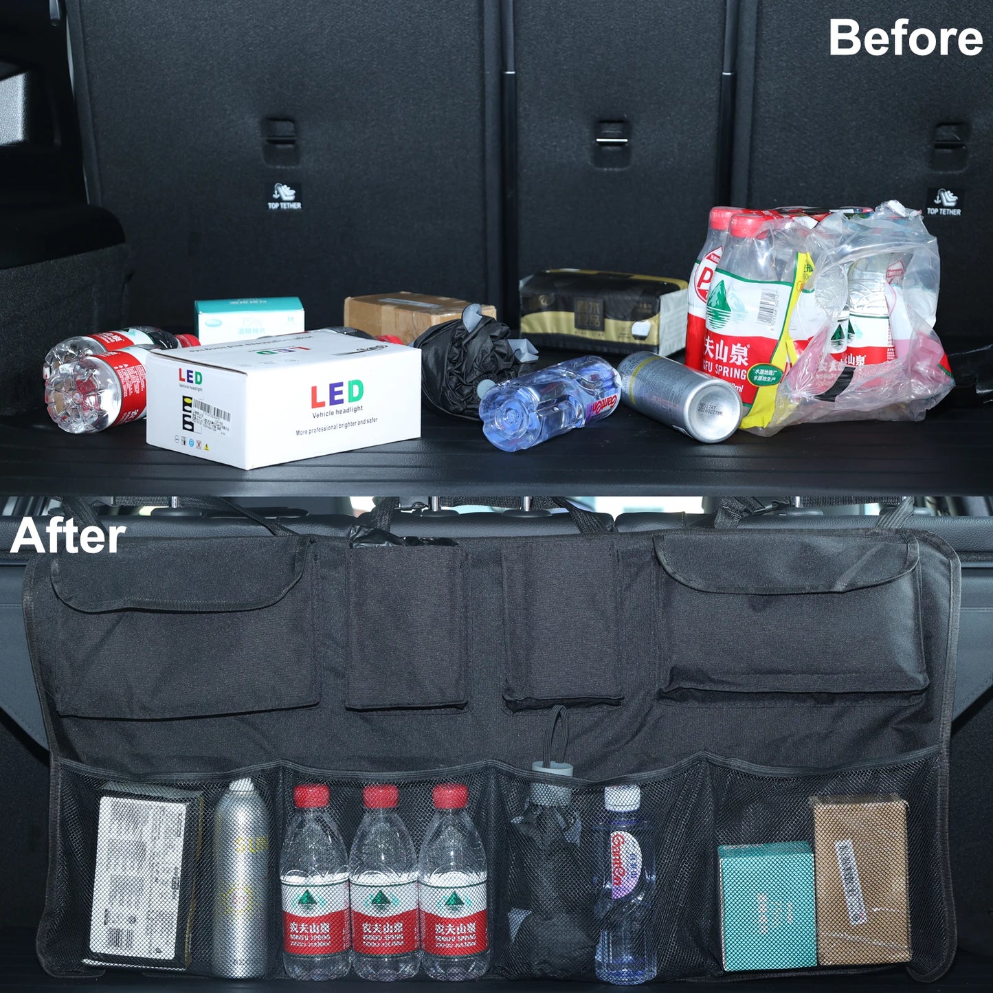 Car Backseat Trunk Organizer Storage Hanging Bag Waterproof