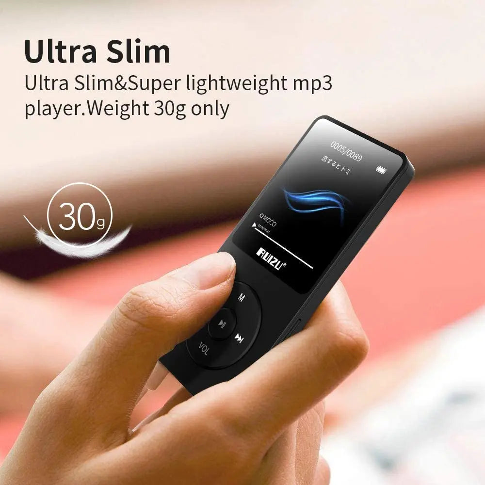MP3 Music Player 16GB Portable Sport Walkman with 1.8 Inch Screen Support FM Radio E-Book Clock Recorder  MP4 Compact