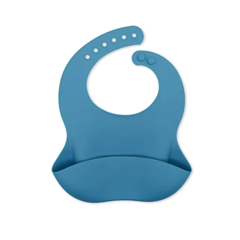 Waterproof Baby Bibs Cute Cartoon Animal Adjustable Silicone