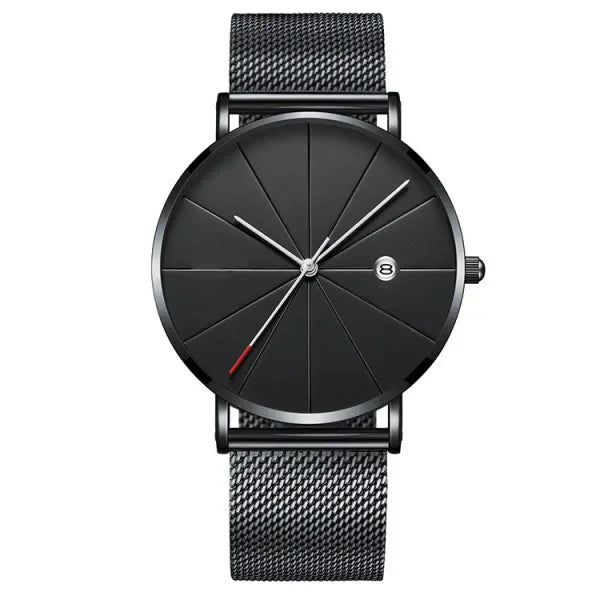 Men Watch Luxury Set Fashion Business Brown Quartz Wrist Watches