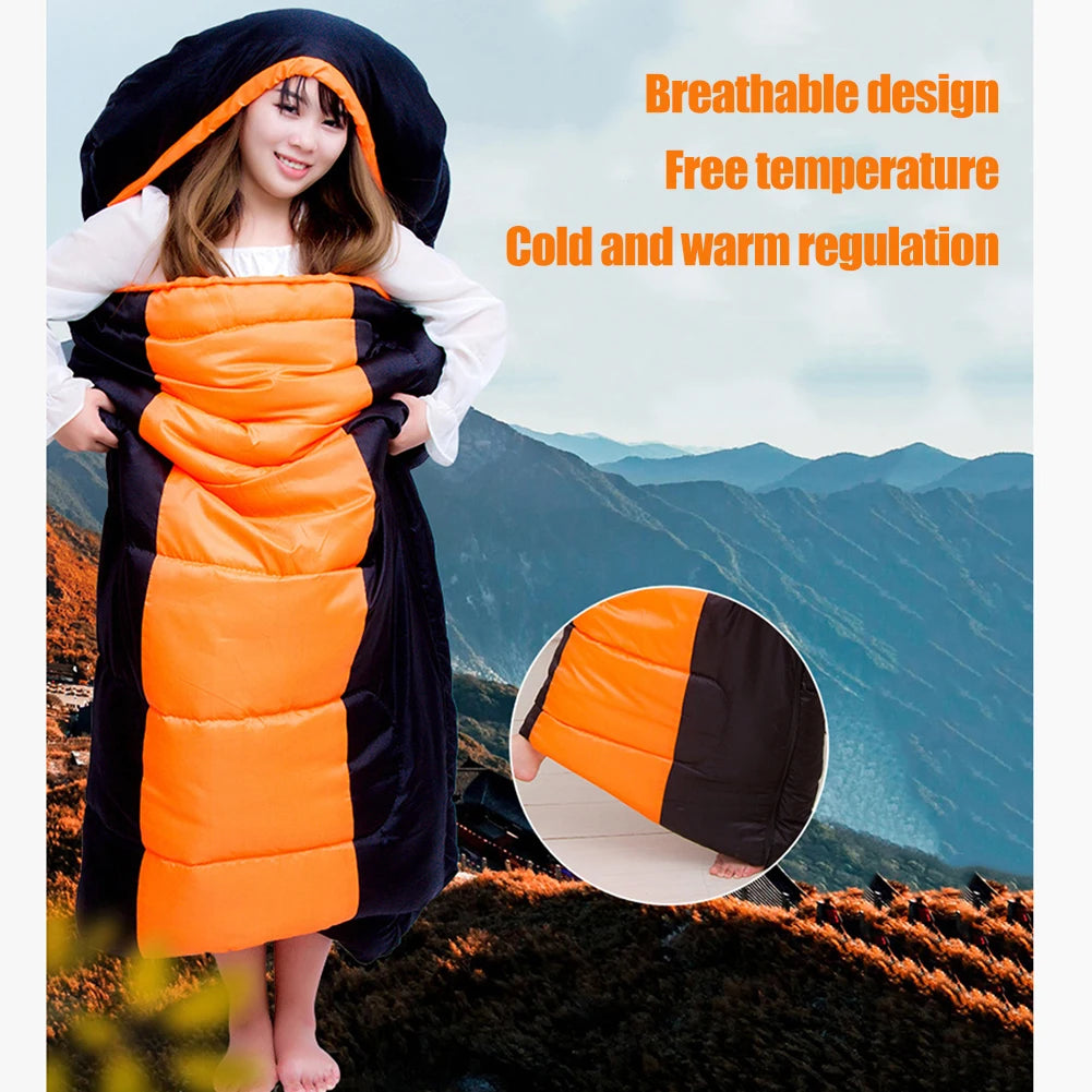 Winter Electric Heated Camping Sleeping Bag 3-Level Warm Pad