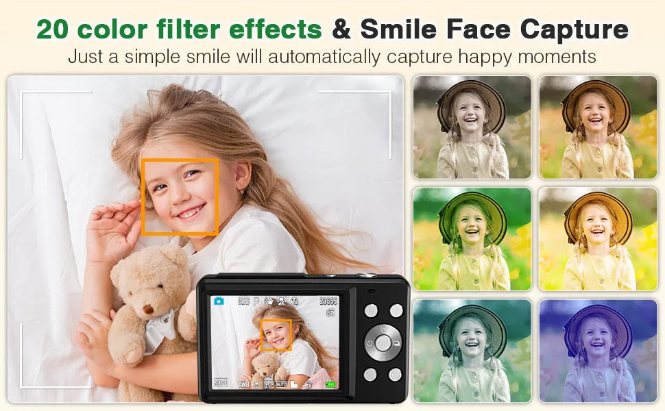 HD 1080P Digital Camera - Perfect for Kids and Beginners
