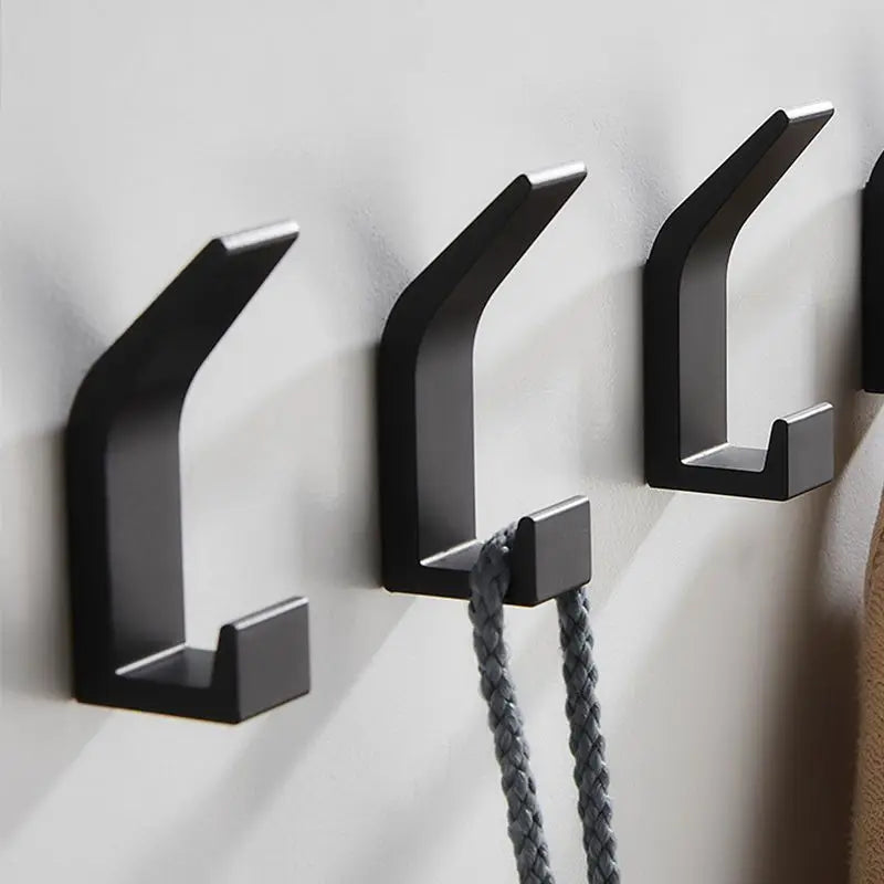 5pcs Adhesive Hooks For Walls - No-Drill
