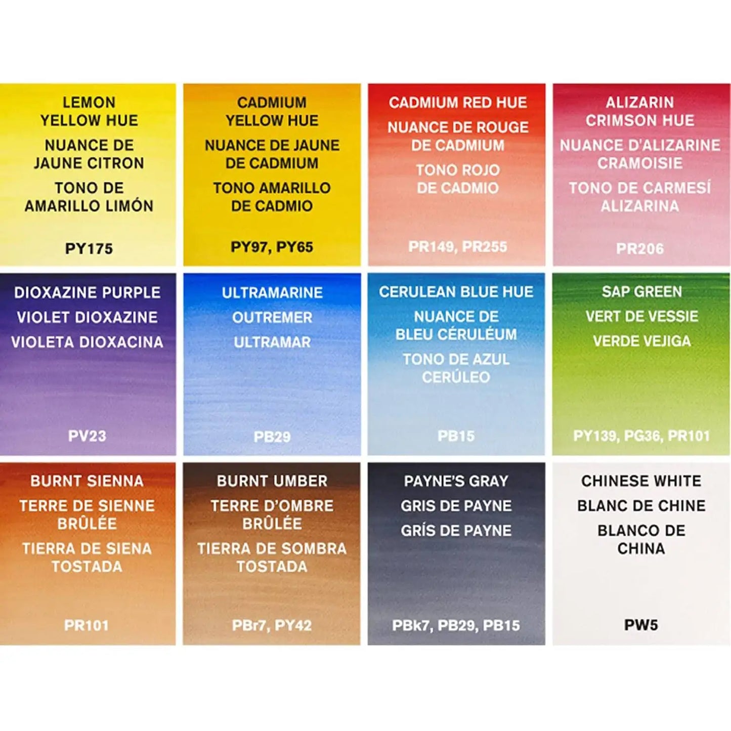 Artist Water Color Paint Field Pocket Travel Set 12 Colors