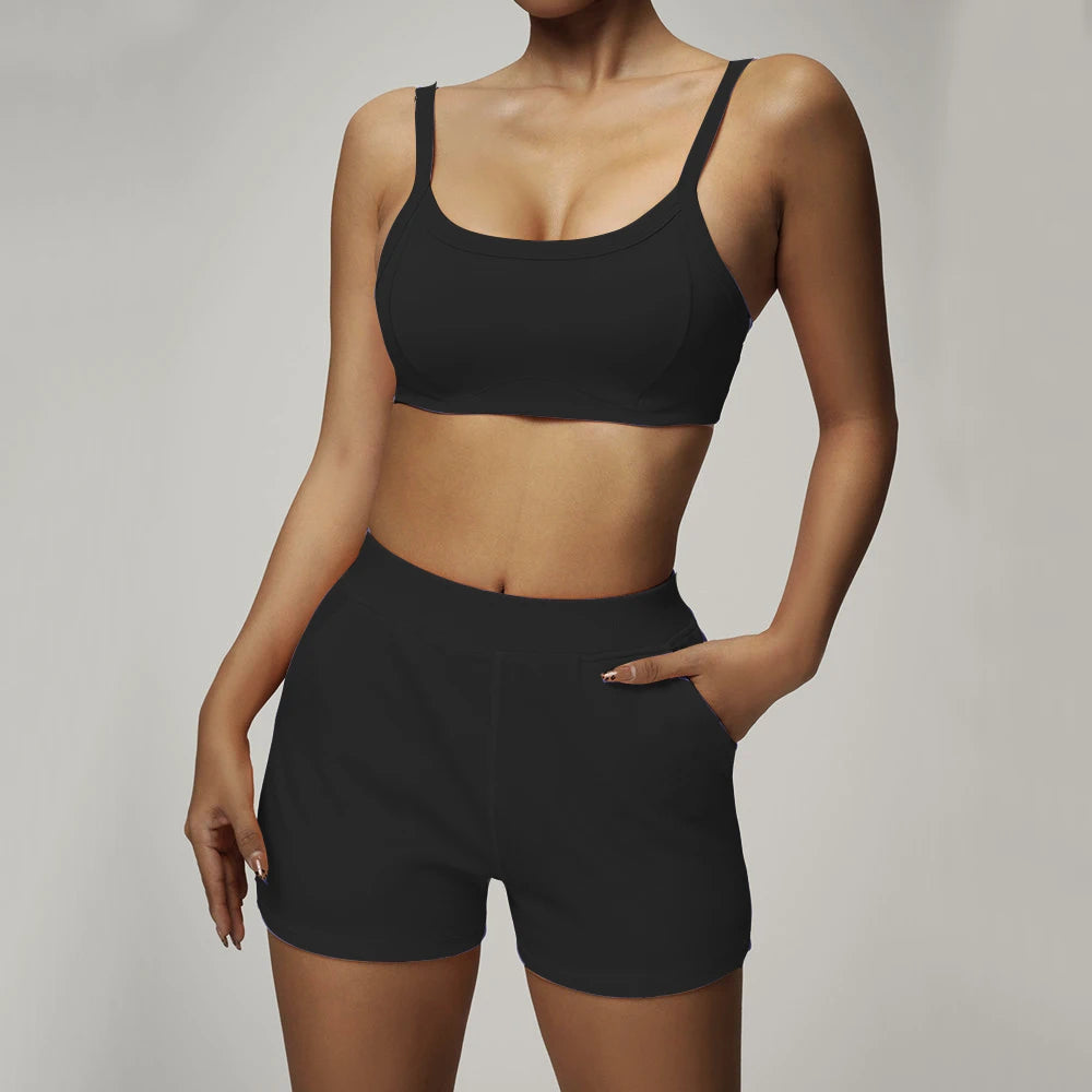 1/2PCS Loose Sweatshirt Yoga Set Gym Clothes Women Fitness