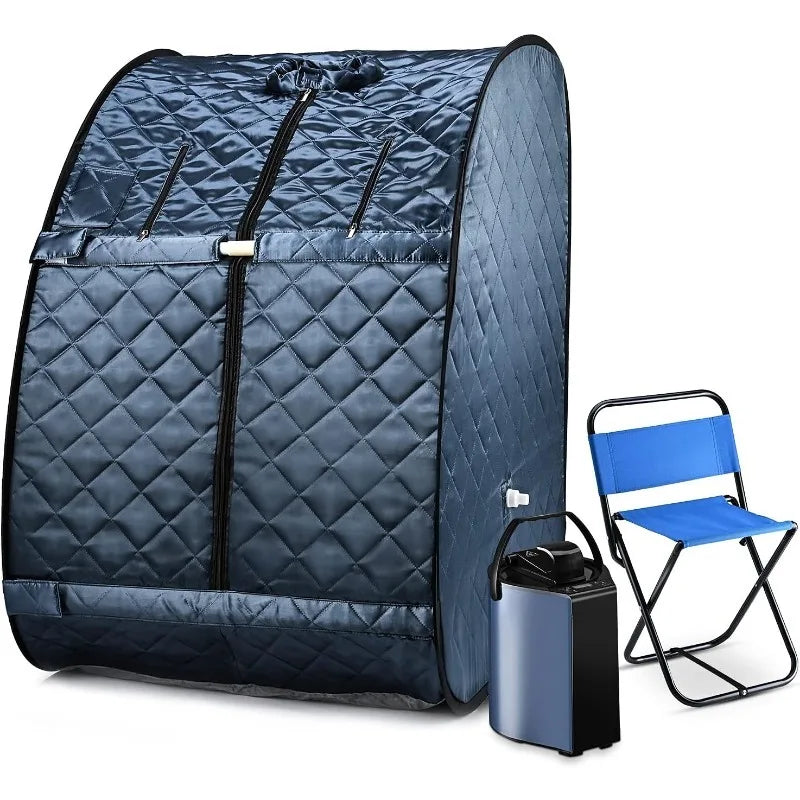 Portable Steam Sauna, 3L & 800W Steam Generator with Protection