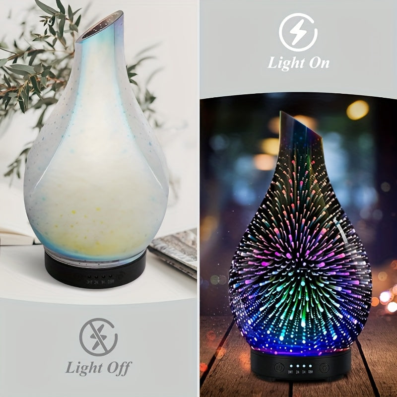 Essential Oil Diffuser Aromatherapy Diffuser Silver 4 Oz