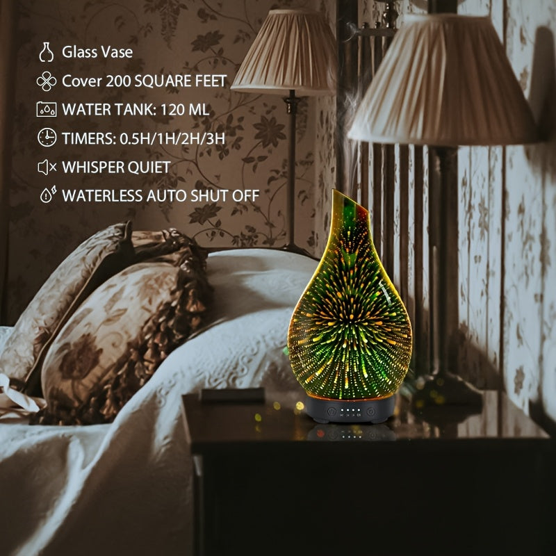 Essential Oil Diffuser Aromatherapy Diffuser Silver 4 Oz
