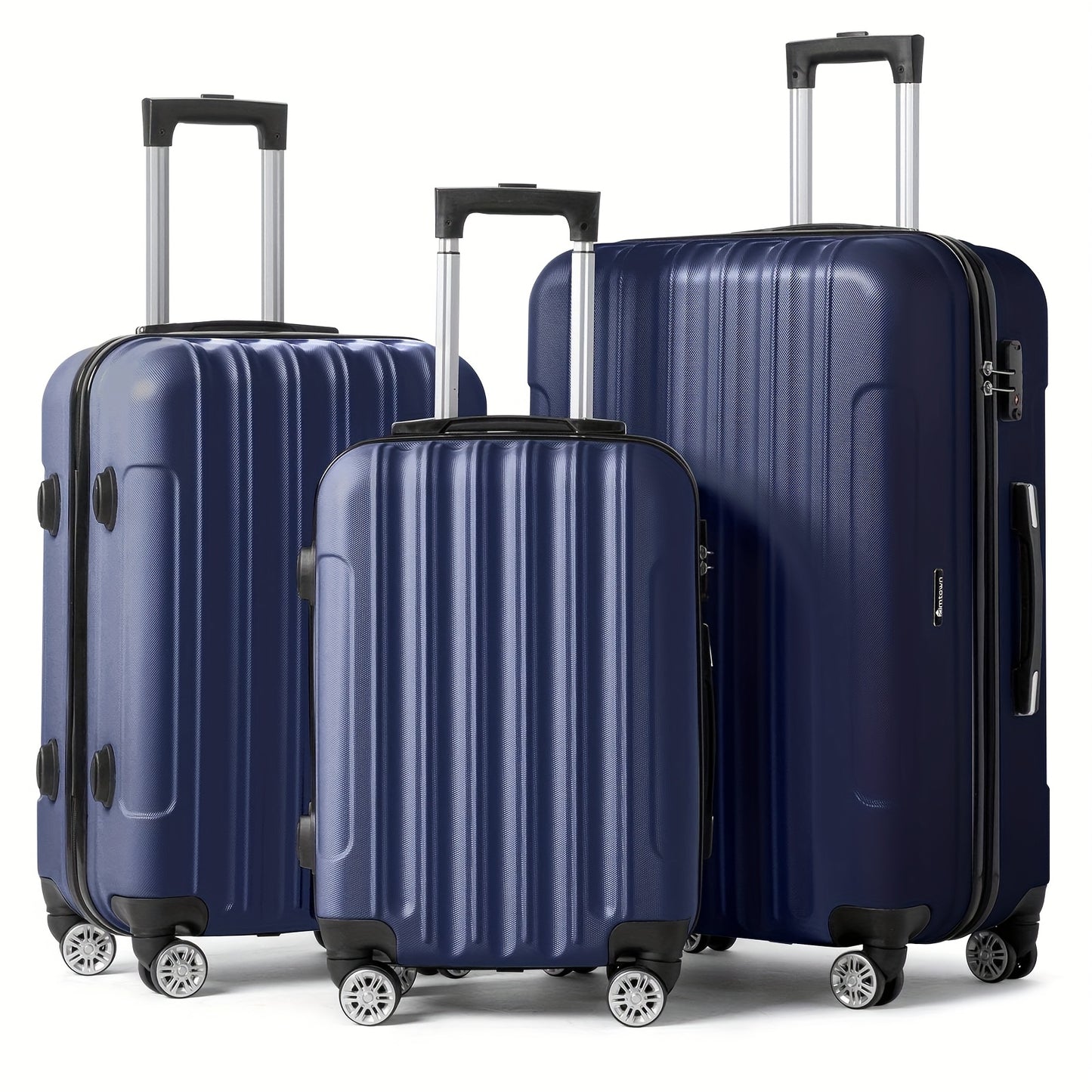 3In1 Set Includes 20-Inch, 24-Inch, 28-Inch Luggage with Scratch-Resistant MateriaL