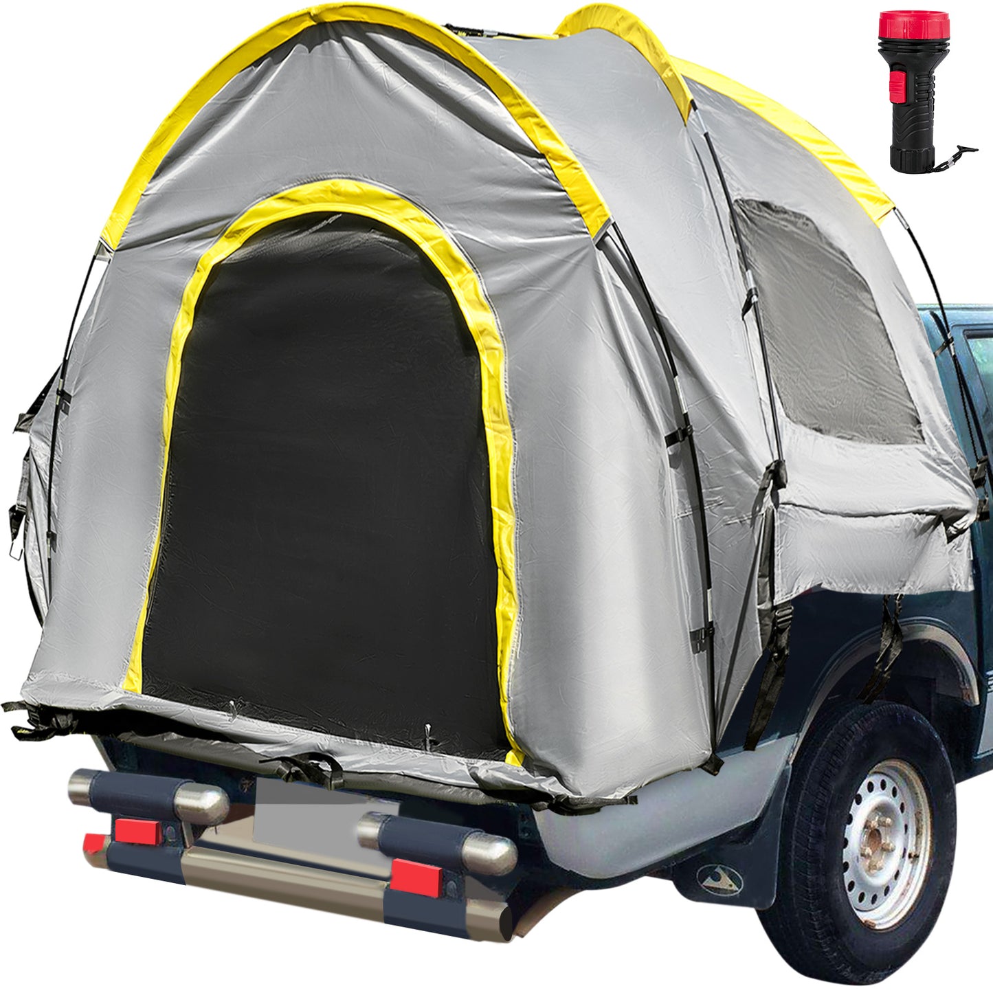 VEVOR 5-8 FT Waterproof Truck Tent Bed for Camping Hiking